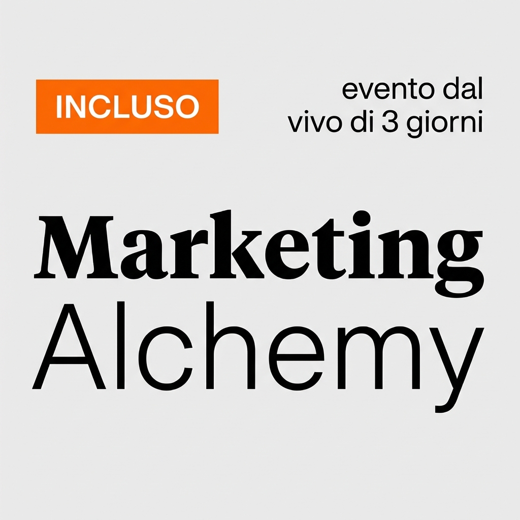 Marketing Alchemy | 3 giorni